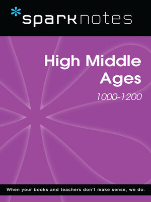 cover image of High Middle Ages (1000-1200) (SparkNotes History Note)